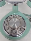 Vintage Western Electric French Style Rotary Dial Phone Green aqua  Untested 