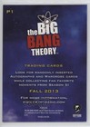 2013 Cryptozoic The Big Bang Theory Seasons 5 Promos Cast  p1 0b0g