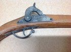 Vintage Toy Cap Gun Black Powder Flintlock Style Wood   Metal Pirate Pistol Fun
