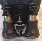 Vintage Chevalier Paris France Leather Wrapped Opera Glasses Binoculars   Case