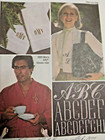 Wax Transfer Embroidery Craft Simplicity 7901 Sewing Pattern Monogram Vtg 80s