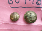 Lot Of 30 Original Ww2 British Army Uniform Buttons All Brass