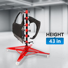 43  Panel Adjustable Rotating Tree Paint Stand  Autobody Rack Door Bumper Fender