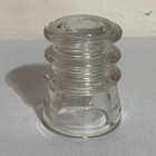 Vintage Hemingray Clear No  10 Glass Insulator Very Good Condition Made In Usa