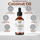 Organic Fractionated Coconut Oil   100  Pure  Cold-pressed   Usda Certified Org