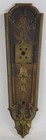 Vintage Architectural Salvage Ornate Cast Metal Door Plate Gorgeous Floral Motif