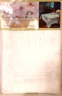 Brownstone Gallery Santana Lace Decorative White Tablecloth 52 In X 70 In Nib