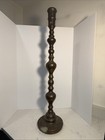 Vtg Set Of 2 Heavy Brass Floor Church Candle Holder Candlestick 39 5 In