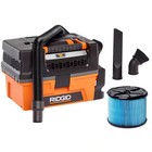 Ridgid 3 Gallon 5 0 Peak Hp Nxt Shop Vacuum Wet Dry Vac Portable Tool Hd0300