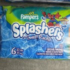 New Vtg 2006 Pampers Splashers Spider-man   Friends Swim Pants Sz 6  2  Pk Of 10