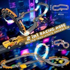 Slot Car Race Track Set Electric Powered Race Track Dual Racing Car Track Set