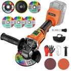 Ouba Cordless Angle Grinder For Dewalt 20v Max 4 5 -5  Brushless 9500rpm 22pcs