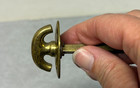 Antique Door Thumb Turn Knob Lever Old Vintage Brass Door Lock Old Hardware 