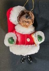 Danbury Mint  santa Puppies  Yorkshire Terrier  yorki  Christmas Ornament- Rare