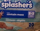 4 Packs Of 20  Pampers Splashers Disposable Total 80 Swim Diapers 2-3 13-24lb