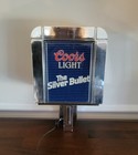 Coors Light The Silver Bullet Lighted Beer Vintage Sign Wall Lamp Works