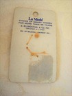 Vintage Nos Brown Oval Lucite Plastic Buckle 1 1 4 X 1 5 8 In  La Mode Card