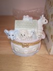 Vintage Noah s Ark Enesco 1997 Precious Moments 328618 Hinged Trinket Box W box