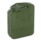 5 Pcs Jerry Can 20l Liter  5 Gallons  Steel Tank Gasoline Green W spout
