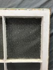 Antique Vtg Single 4 Lite Window Sash Florentine Privacy Glass 24x27 1039-25b