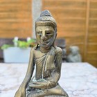 Fine Antique Burmese Mandalay Bronze Buddha Figure 19th Century