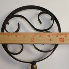 Antique Wrought Iron Trivet Hand Forged Blacksmith Hearth Fireplace Primitive