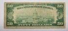 1928  50 Fifty Dollars Gold Certificate Small Size Circulated Scarce  k370