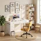 Computer Desk With 6 Drawers  Home Office Desk work Study Table For Bedroom
