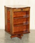 Rare Antique Art Nouveau Revolving Bookcase Table In The Liberty s London Taste