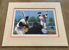 Willie Mays   Warren Spahn Lithograph - Limited Edition Signed By Bill Purdom