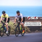 Triathlon Suits Mens - Aerodynamic Sleeved Tri Suit Men     Lightweight Trisuit   