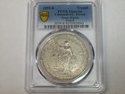 Silver 1899-b Great Britain Trade Dollar   Km t5  Pcgs Au Details    Sn7357