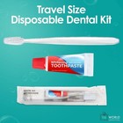 Bulk Disposable Dental Kit Bundle 48 Count Toothbrush Toothpaste Travel Size