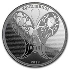 2019 Tokelau Equilibrium  5 1 Oz Bu Silver Coin In Capsule - Pressburg Mint