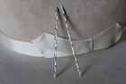 Cowboy Toothpick Sterling Silver 3   x 2mm  Listing For One Toothpick Only   