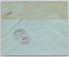 Peru 1920 Registered Cover Lima To Providence Ebro Steamship Jewelry Trade