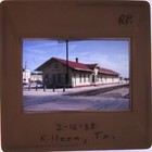 1983 35mm Photo Vintage Slide Railroad Train Depot  Killeen Texas