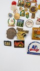 57pc Vintage   Modern Collectible Lapel Pin Lot     Advertising  Sports  Travel