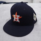 Houston Astros 2017 World Series Baseball New Era Fitted Mlb Hat Cap Size 7 7 8