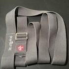 Manduka Align Yoga Strap 8ft Thunder Grey Cotton Interlocking Buckle