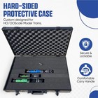 Hard Sided Storage   Transport Case For Ho Model Trains  Attache Style  Brand Ne