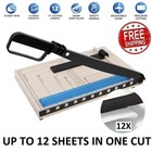 Paper Cutter paper Trimmer With Guard 12  Cut Length Guillotine Paper Cutter