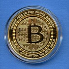Anonymous Bitcoin 1oz Silver Proof 24k Gold Finish Owl Limited Ed  Crypto  55
