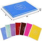 Ibequem 4pcs Large Ink Pad For Rubber Stamps 5x4 Inch Craft Ink Pads Stamp Partn