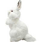 Hansa Rabbit Plush Animal Toy  13  White New