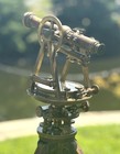 W    L e  Antique Surveying Instrument In Box With Stand - Surveyors Transit   E