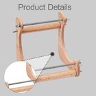 Wooden Beading Loom Craft Accessories Beginners Bead Weaving Loom Adjustable