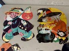 Lot Of Vintage Beistle Witch Die Cut Halloween Decorations