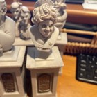Disney Parks Haunted Mansion 5 Pillar Bust Set 5 Pc Figure Set The Dread Family