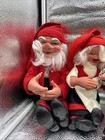 Vintage Norwegian Gnome elves Nisse Arne Hasle  Latex Norge 11  Dolls Set Of 6